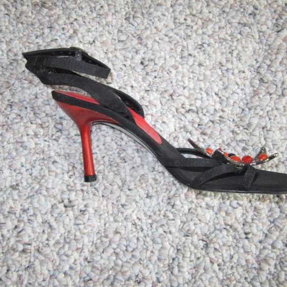 Ramon Tenza Ankle Strap Red Starfish Heel - Picture 5 of 12